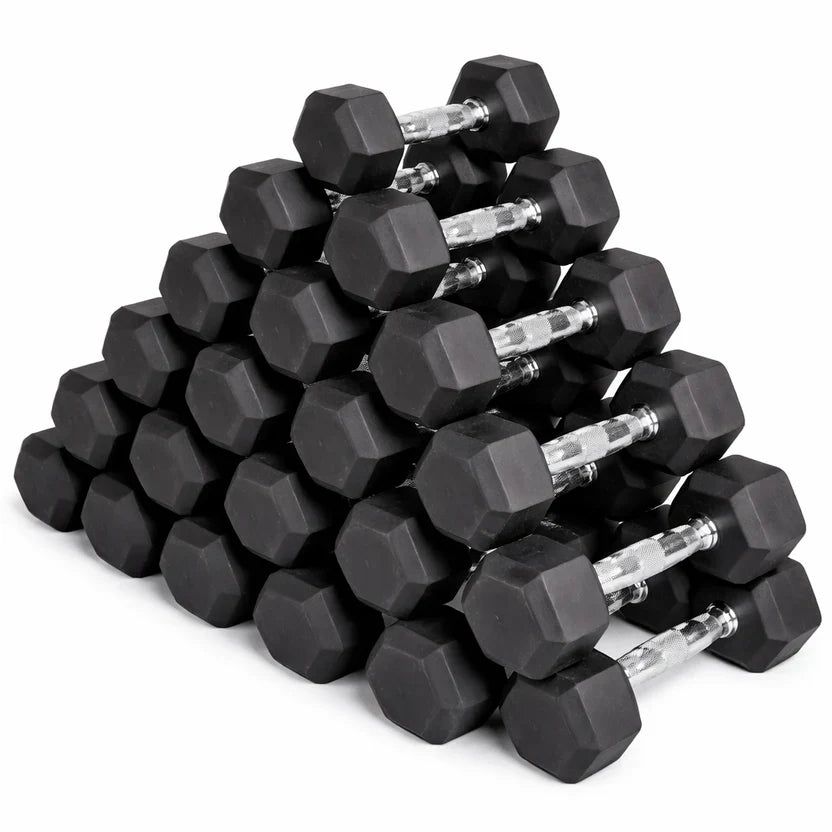 Paires et ensembles d'haltères hexagonaux