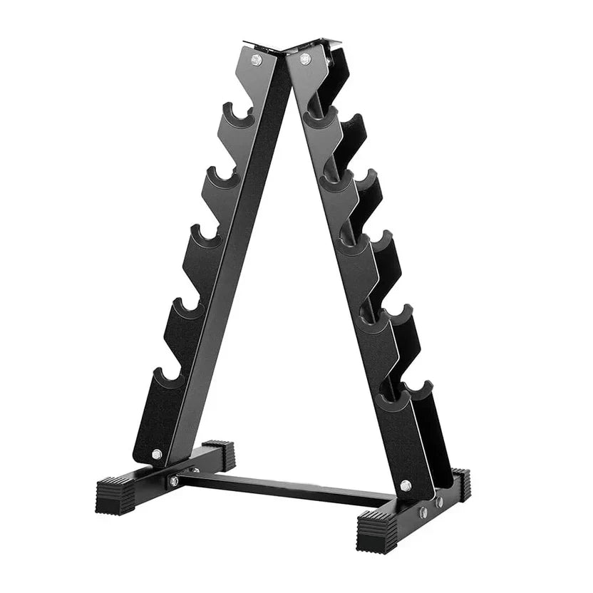 Haltère hexagonal rond en caoutchouc - Conception anti-roulement, poignée moletée pour l'entraînement musculaire à domicile