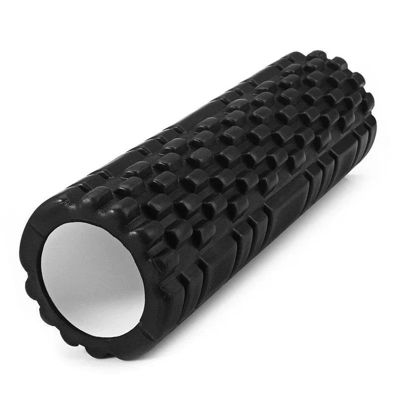 Rouleau de Massage en Mousse Haute Densité ¨C EVA Durable, Texture Quadrillée, Soulagement des Tissus Profonds pour la Récupération Musculaire, la Flexibilité et le Soulagement de la Douleur ¨C Idéal pour la Maison et les Voyages