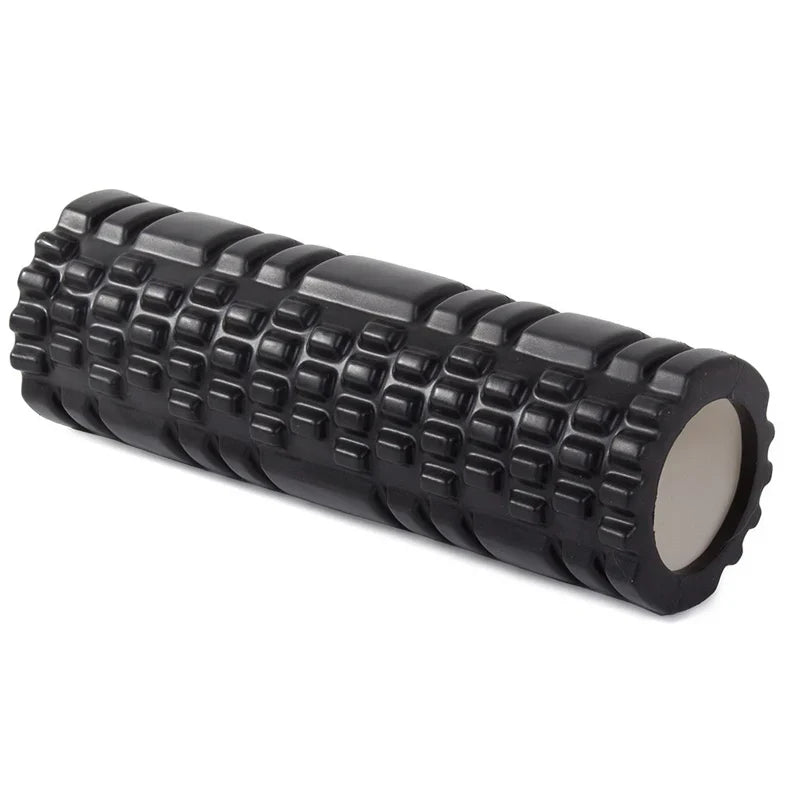 Rouleau de Massage en Mousse Haute Densité ¨C EVA Durable, Texture Quadrillée, Soulagement des Tissus Profonds pour la Récupération Musculaire, la Flexibilité et le Soulagement de la Douleur ¨C Idéal pour la Maison et les Voyages