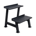 Support de rangement commercial en acier robuste pour kettlebells – Organiseur de gym compact pour kettlebells – Support de poids peu encombrant pour la maison