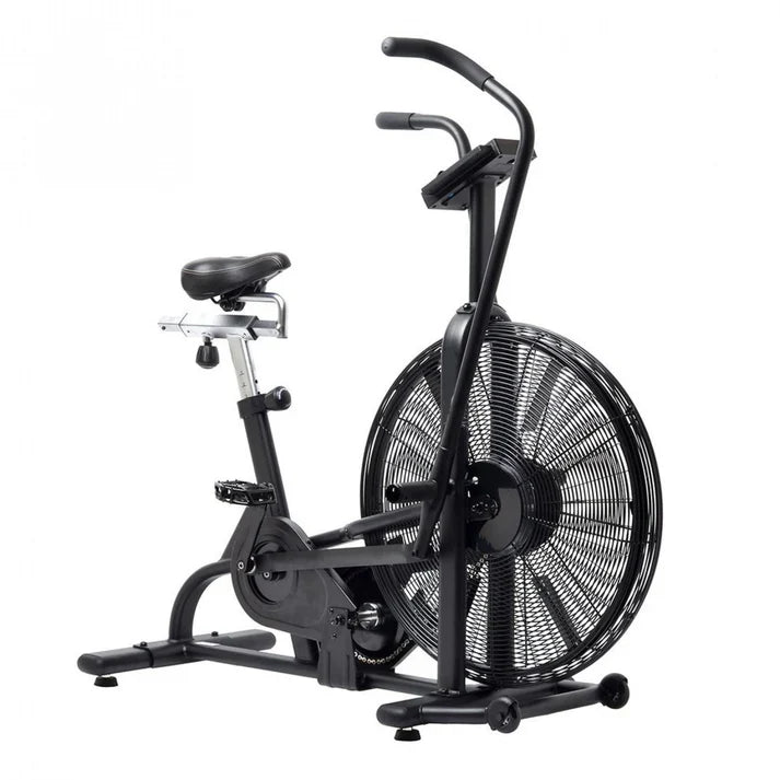 Vélo d'assaut à résistance à air robuste – Ventilateur en acier industriel, console LCD, entraînement cardio complet pour gym à domicile
