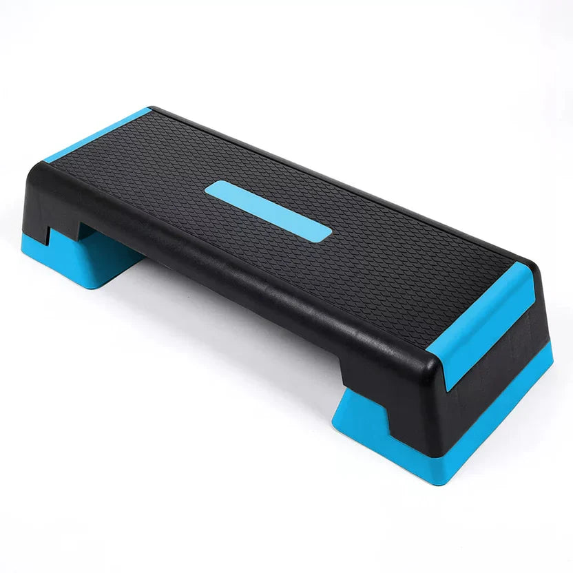 Plateforme de step aérobique ajustable – Antidérapante, robuste, hauteur multiple pour l'entraînement cardiovasculaire, la force et l'équilibre – Utilisation à la maison ou en studio