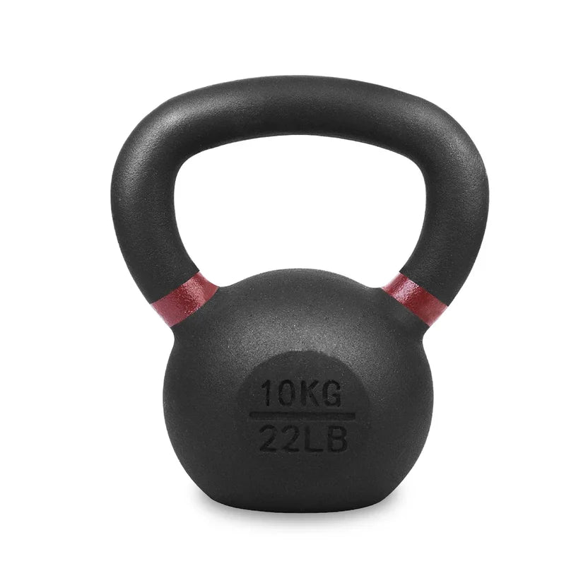 Ensemble de kettlebells en fonte – Fer massif, revêtement antirouille, prise ergonomique – Entraînement complet du corps pour la force et la puissance – Idéal pour les salles de sport à domicile
