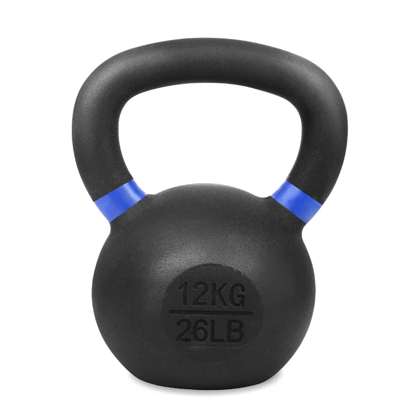 Ensemble de kettlebells en fonte – Fer massif, revêtement antirouille, prise ergonomique – Entraînement complet du corps pour la force et la puissance – Idéal pour les salles de sport à domicile