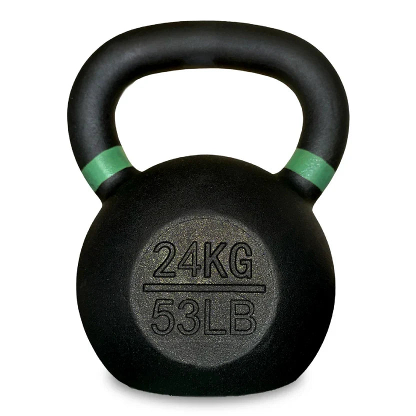 Ensemble de kettlebells en fonte – Fer massif, revêtement antirouille, prise ergonomique – Entraînement complet du corps pour la force et la puissance – Idéal pour les salles de sport à domicile