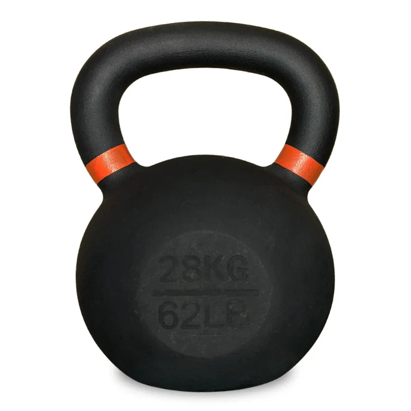 Ensemble de kettlebells en fonte – Fer massif, revêtement antirouille, prise ergonomique – Entraînement complet du corps pour la force et la puissance – Idéal pour les salles de sport à domicile