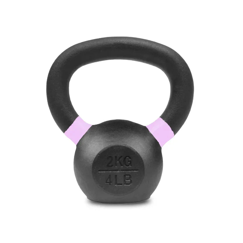Ensemble de kettlebells en fonte – Fer massif, revêtement antirouille, prise ergonomique – Entraînement complet du corps pour la force et la puissance – Idéal pour les salles de sport à domicile
