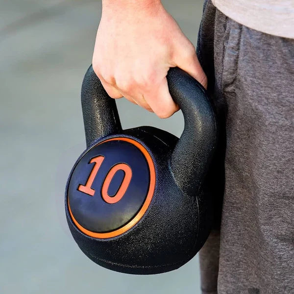 Développez votre puissance corporelle avec l'ensemble de 3 kettlebells – Poignée texturée, poids multiples, outils de musculation compacts pour l l'entraînement à domicile.