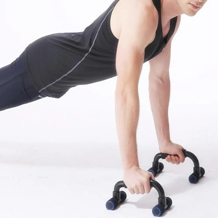 Barres de pompes haut de gamme – Antidérapantes, design ergonomique pour les entraînements de la poitrine et des épaules – Idéales pour les salles de sport à domicile