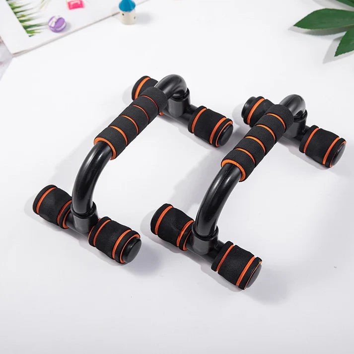 Barres de pompes haut de gamme – Antidérapantes, design ergonomique pour les entraînements de la poitrine et des épaules – Idéales pour les salles de sport à domicile