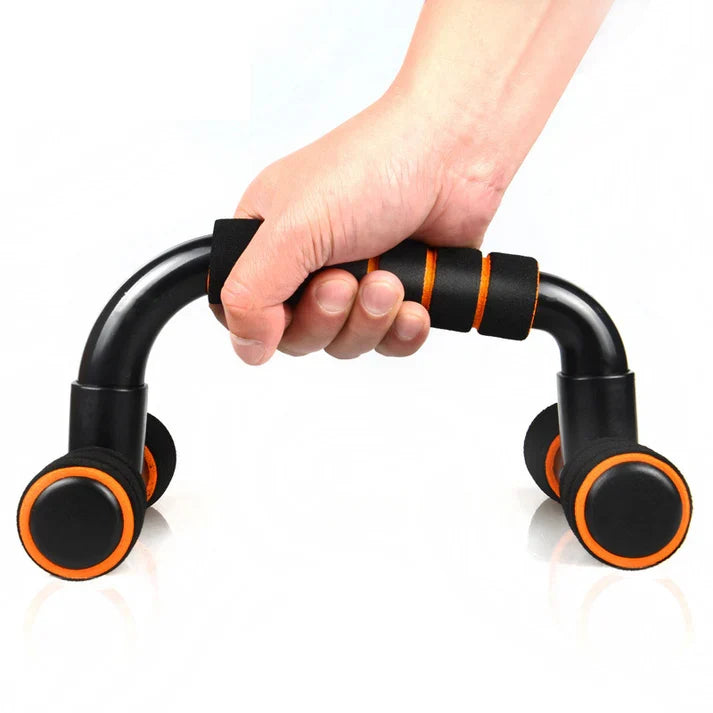 Barres de pompes haut de gamme – Antidérapantes, design ergonomique pour les entraînements de la poitrine et des épaules – Idéales pour les salles de sport à domicile