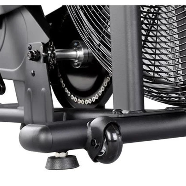 Vélo d'assaut à résistance à air robuste – Ventilateur en acier industriel, console LCD, entraînement cardio complet pour gym à domicile