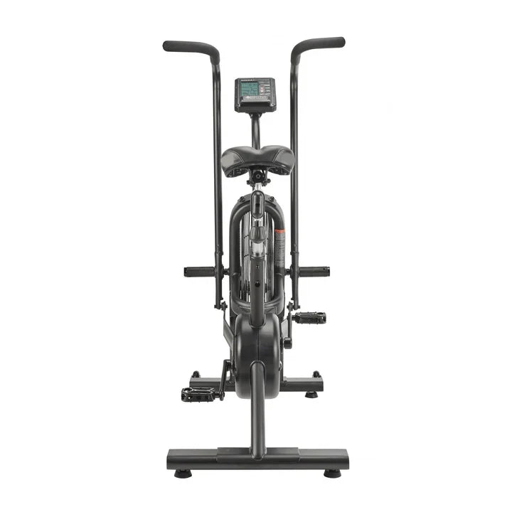 Vélo d'assaut à résistance à air robuste – Ventilateur en acier industriel, console LCD, entraînement cardio complet pour gym à domicile