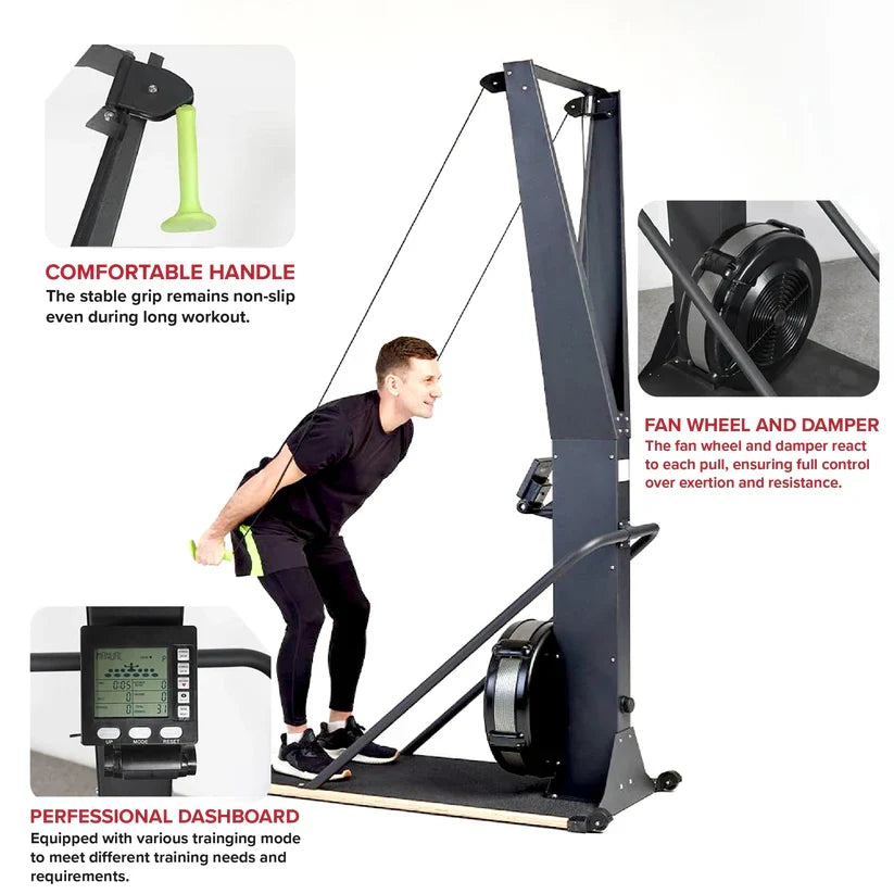 Cross Trainer de Ski d'Intérieur ? | Intensité Réglable ? Appareil de Cardio & Musculation pour la Maison