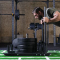 Traîneau en acier robuste et tapis de sprint de 10 m – Gazon en polyéthylène avec marquages numérotés – Entraînement de vitesse et de résistance – Idéal pour les gymnases à domicile et les studios personnels