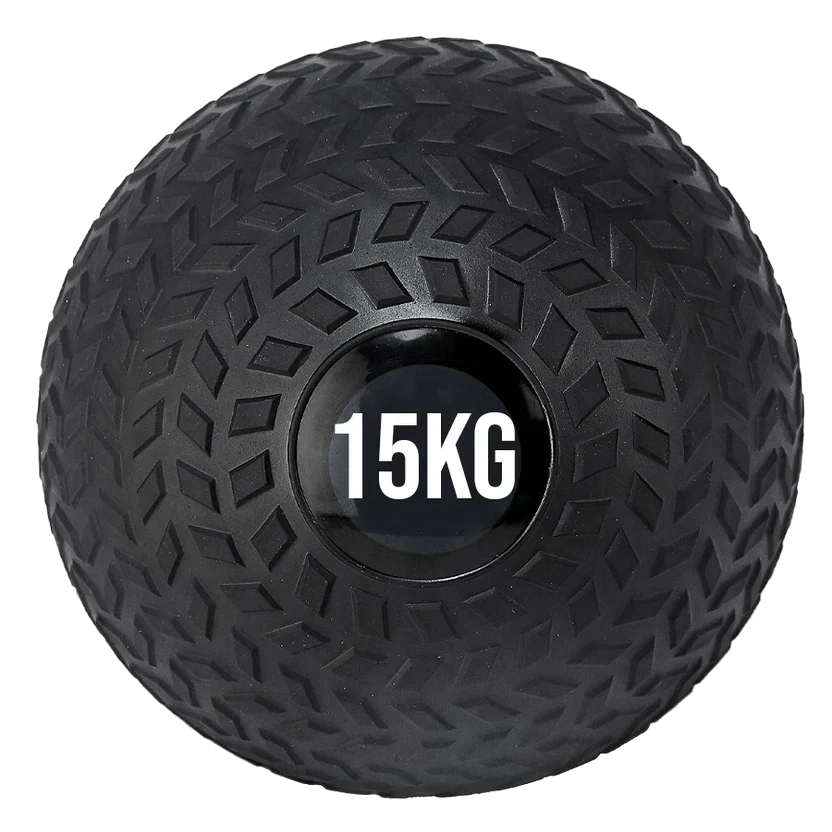 Ballon lesté en caoutchouc, motif pneu – Robuste, sans rebond, adhérence type pneu pour l'entraînement de la puissance et du tronc – Essentiel pour la maison, compact