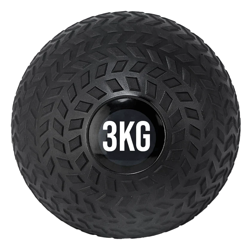 Ballon lesté en caoutchouc, motif pneu – Robuste, sans rebond, adhérence type pneu pour l'entraînement de la puissance et du tronc – Essentiel pour la maison, compact