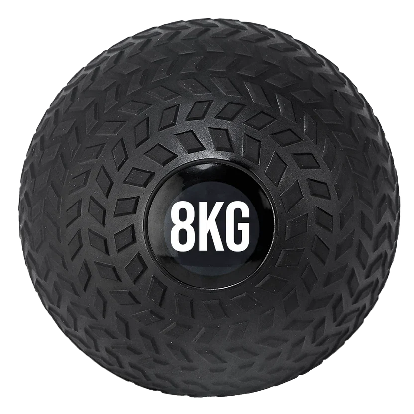 Ballon lesté en caoutchouc, motif pneu – Robuste, sans rebond, adhérence type pneu pour l'entraînement de la puissance et du tronc – Essentiel pour la maison, compact