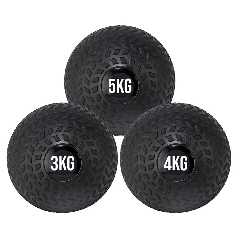 Ballon lesté en caoutchouc, motif pneu – Robuste, sans rebond, adhérence type pneu pour l'entraînement de la puissance et du tronc – Essentiel pour la maison, compact