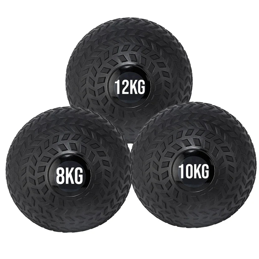 Ballon lesté en caoutchouc, motif pneu – Robuste, sans rebond, adhérence type pneu pour l'entraînement de la puissance et du tronc – Essentiel pour la maison, compact