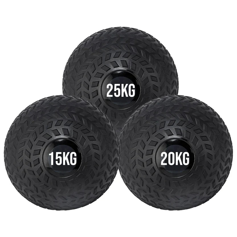 Ballon lesté en caoutchouc, motif pneu – Robuste, sans rebond, adhérence type pneu pour l'entraînement de la puissance et du tronc – Essentiel pour la maison, compact