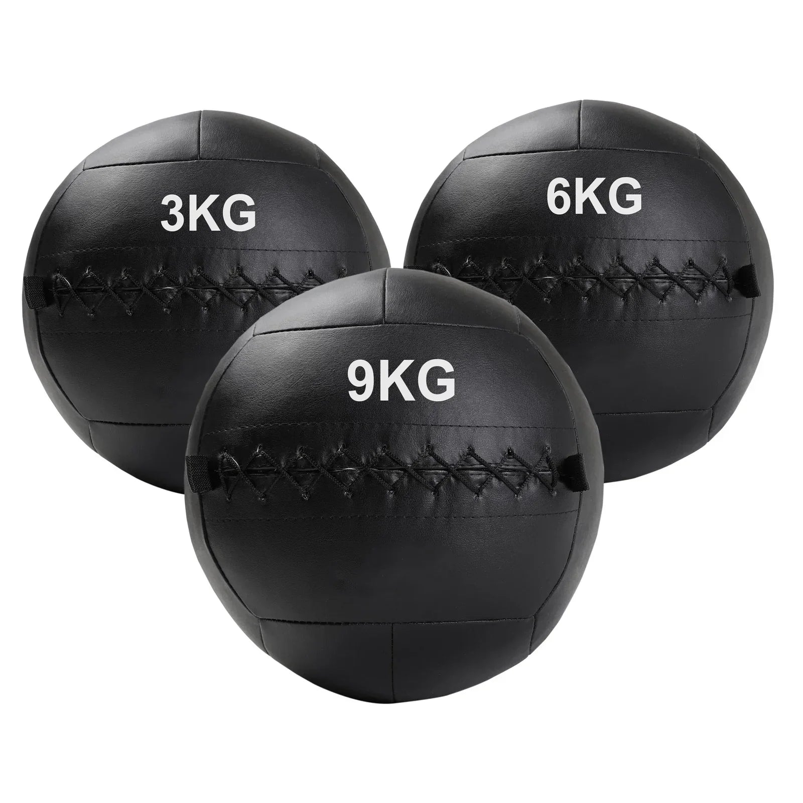 Wall Ball Médecine-ball – Vinyle texturé, anti-rebond, 3-12 kg, prise haute adhérence pour Cross-Training et musculation, idéal pour la maison