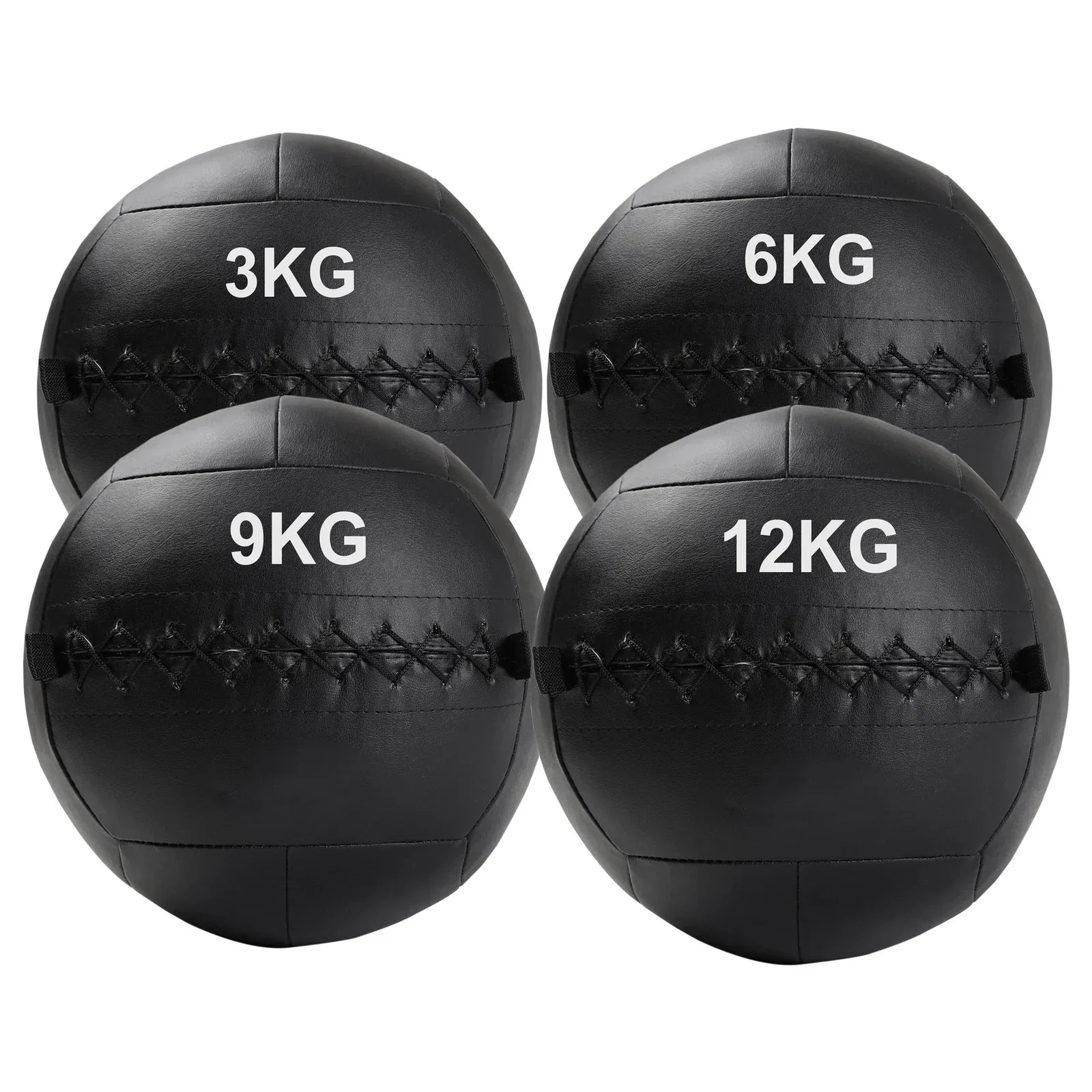 Wall Ball Médecine-ball – Vinyle texturé, anti-rebond, 3-12 kg, prise haute adhérence pour Cross-Training et musculation, idéal pour la maison