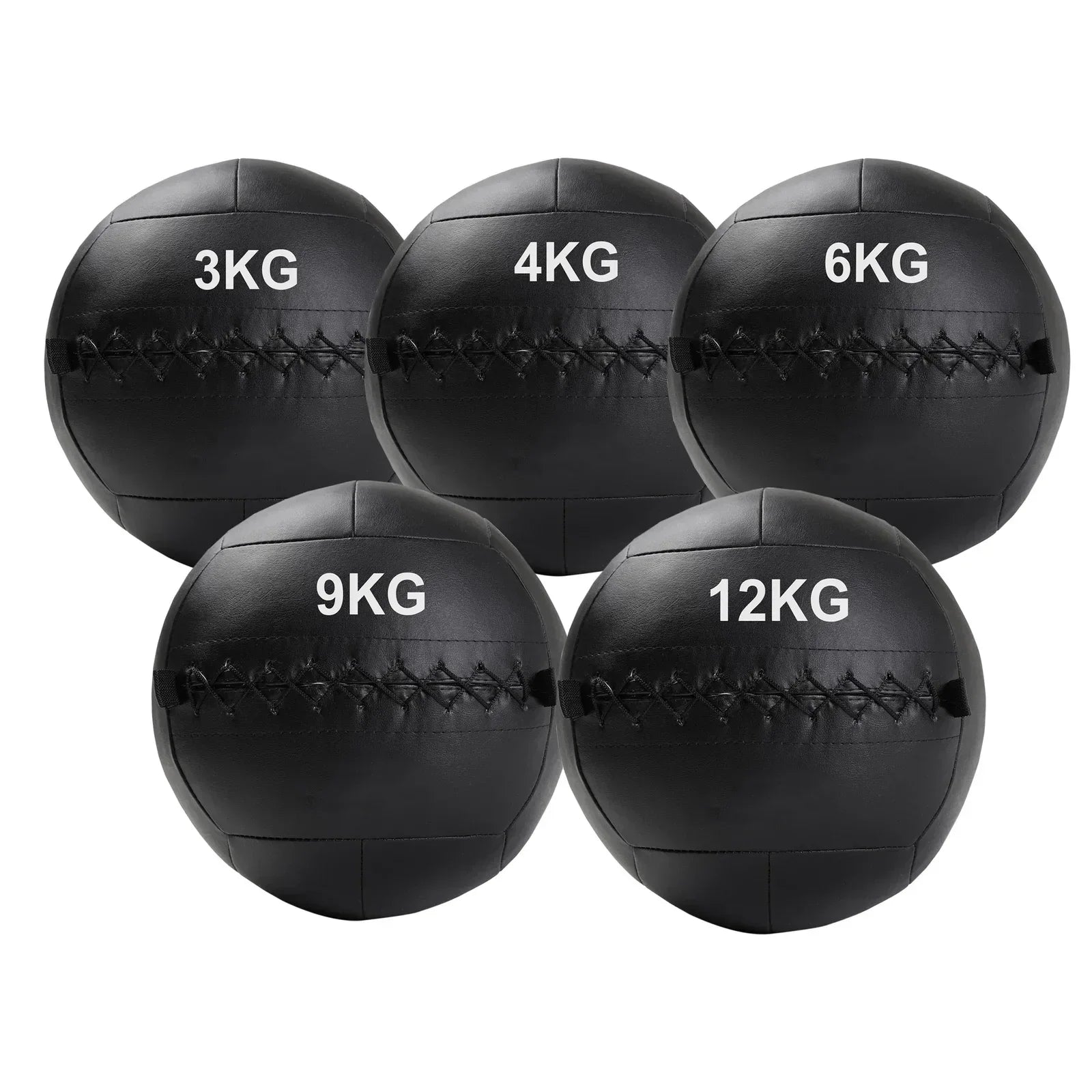 Wall Ball Médecine-ball – Vinyle texturé, anti-rebond, 3-12 kg, prise haute adhérence pour Cross-Training et musculation, idéal pour la maison