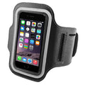 Brassard de sport étanche pour téléphone – Housse élastique en néoprène, bandes réfléchissantes, convient aux téléphones jusqu'à 7 pouces, compatible écran tactile – idéal pour la course et la gym