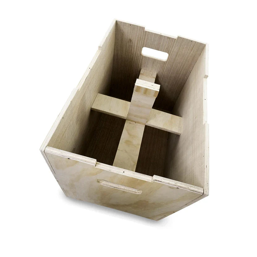 Boîte plyométrique en bois 3-en-1 robuste – Hauteur multiple (14, 16, 20, 24) | Surface antidérapante | Entraînement de saut à domicile pour l'agilité, le HIIT et la musculation