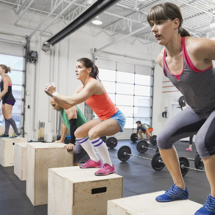 Boîte plyométrique en bois 3-en-1 robuste – Hauteur multiple (14, 16, 20, 24) | Surface antidérapante | Entraînement de saut à domicile pour l'agilité, le HIIT et la musculation