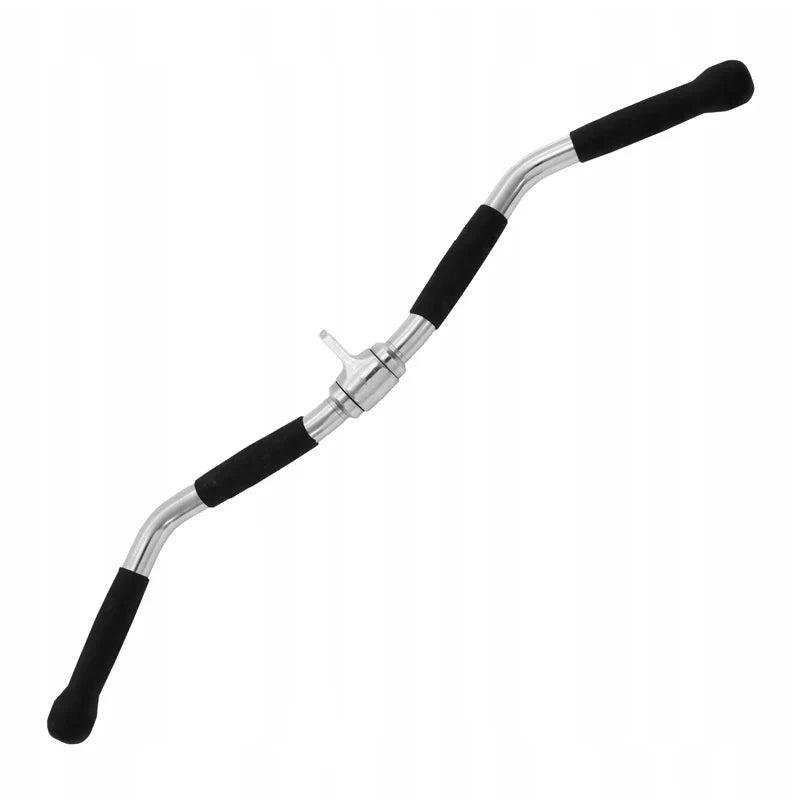 Accessoires pour machines à câble – Poignées en acier et recouvertes de caoutchouc, barres multi-prises et sangles de cheville pour un entraînement complet du corps – Idéal pour les salles de sport à domicile