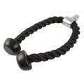 Accessoires pour machines à câble – Poignées en acier et recouvertes de caoutchouc, barres multi-prises et sangles de cheville pour un entraînement complet du corps – Idéal pour les salles de sport à domicile