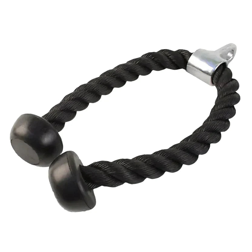 Accessoires pour machines à câble – Poignées en acier et recouvertes de caoutchouc, barres multi-prises et sangles de cheville pour un entraînement complet du corps – Idéal pour les salles de sport à domicile